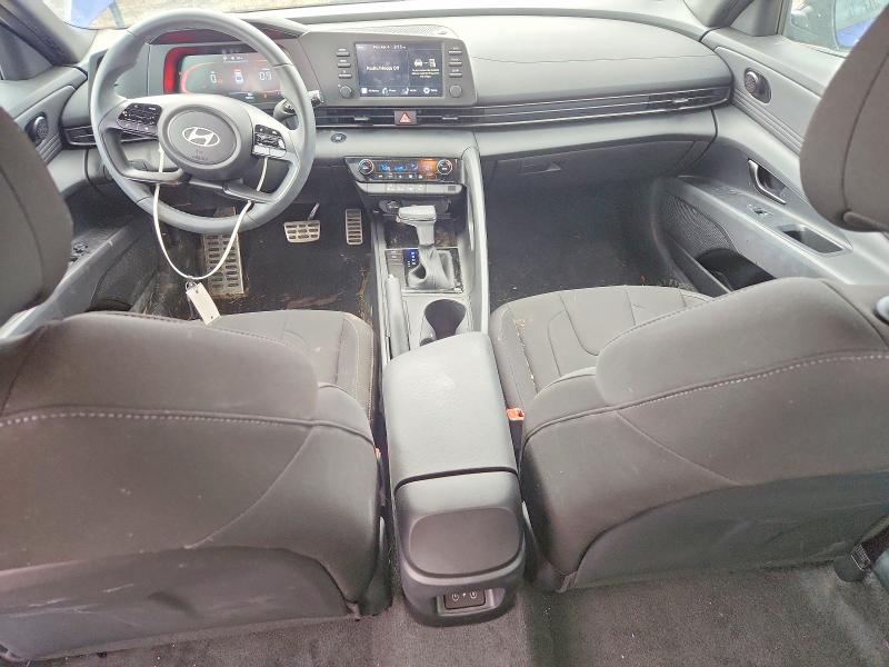 2025 Hyundai Elantra VIN KMHLM4DG4SU001532 COPART salvage auction — FRONT END, Mi - Certificate Of Title, sold $750 on 2026-07-22 (photo 8)
