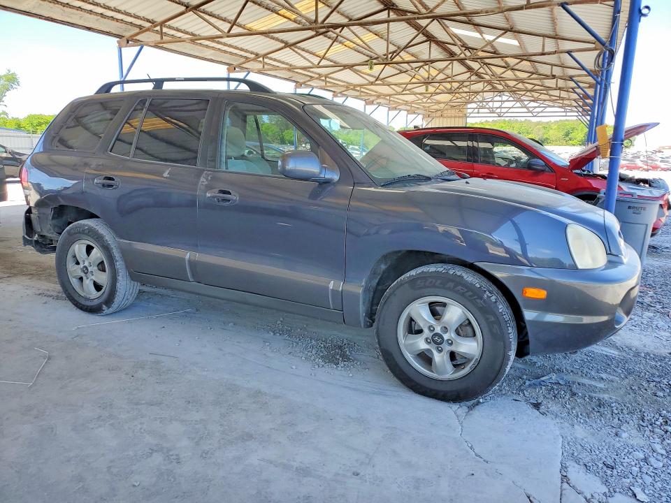 2006 Hyundai Santa fe VIN KM8SC73D06U038350 COPART salvage auction — REAR END, Wv - Salvage Certificate, sold $500 on 2026-07-09 (photo 4)