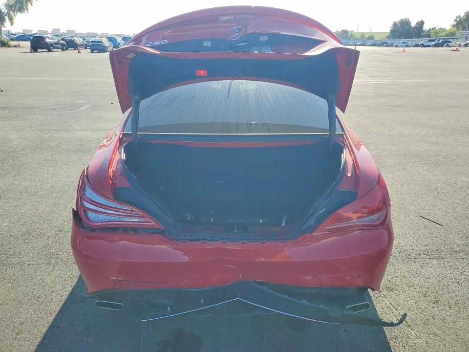 2016 Mercedes-benz Cla-klasse VIN WDDSJ4EBXGN311249 COPART salvage auction — FRONT END, Ca - Salvage Certificate, sold $800 on 2026-08-10 (photo 6)