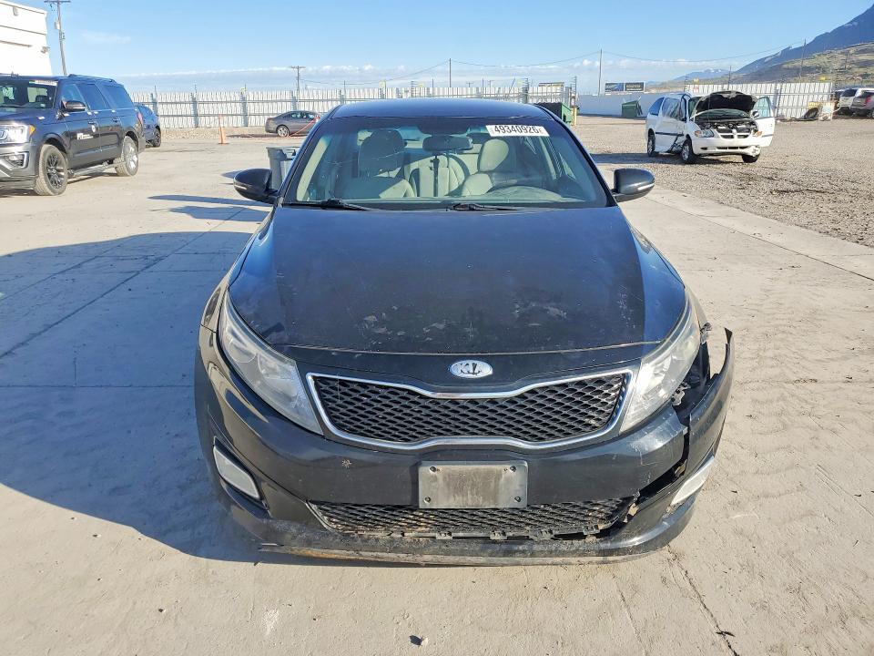 2014 Kia Optima VIN 5XXGM4A79EG269089 COPART salvage auction — FRONT END, Ut - Salvage Certificate, sold $350 on 2026-07-27 (photo 5)