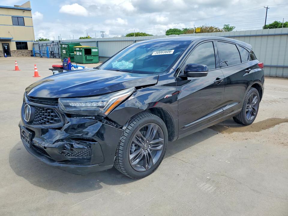 2021 Acura Rdx VIN 5J8TC1H60ML008494 COPART salvage auction — FRONT END, Tx - Salvage Vehicle Title, sold $9,800 on 2026-07-09 (photo 1)