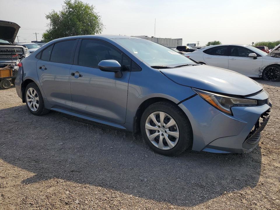 2020 Toyota Corolla VIN 5YFEPRAE3LP102225 COPART salvage auction — ALL OVER, Tx - Salvage Vehicle Title, sold $3,400 on 2026-07-22 (photo 4)