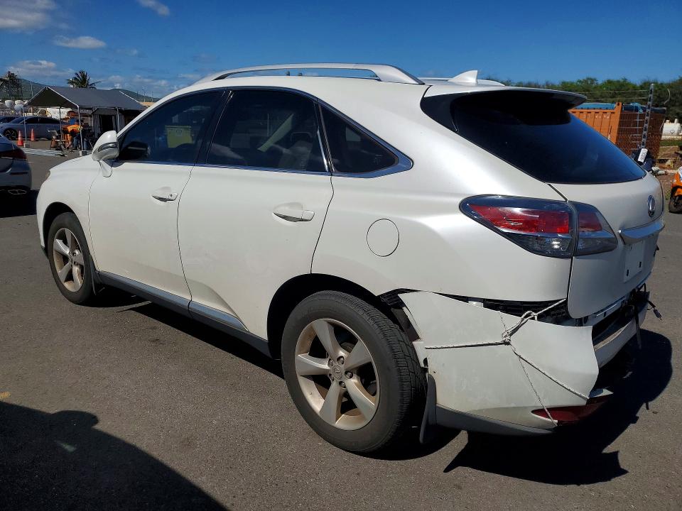 2014 Lexus Rx VIN JTJZK1BA7E2010112 COPART salvage auction — REAR END, Hi - Certificate Of Salvage, sold $150 on 2026-07-27 (photo 2)