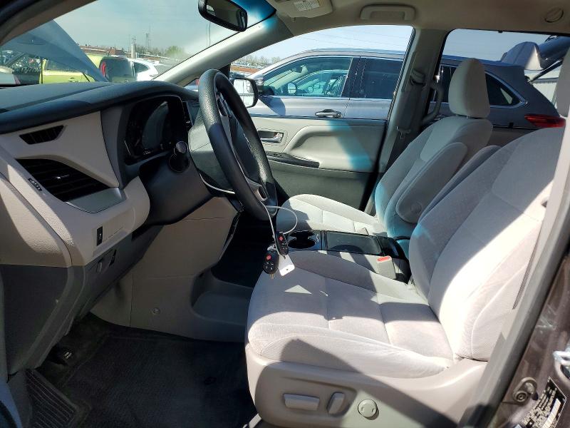 2016 Toyota Sienna VIN 5TDKK3DC4GS756480 COPART salvage auction — FRONT END, Ia - Cert Of Title-Salvage Title, sold $1,800 on 2026-07-08 (photo 7)