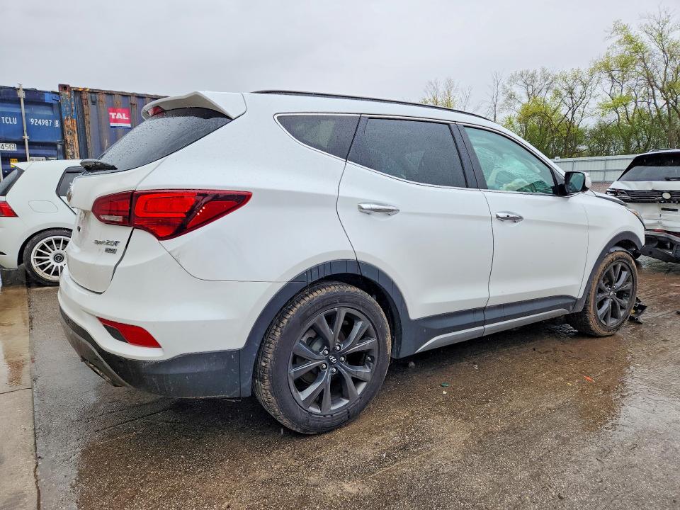 2017 Hyundai Santa fe VIN 5XYZW4LA8HG394323 COPART salvage auction — FRONT END, Wi - Junked Vehicle Bill Of Sale, sold $2,400 on 2026-07-20 (photo 3)