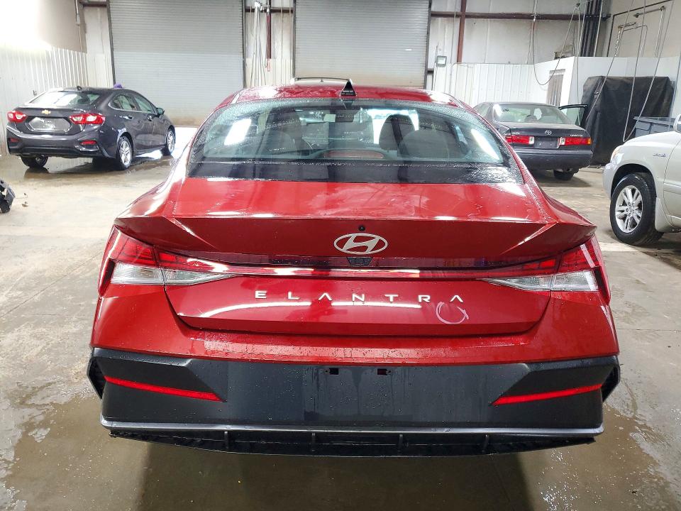 2024 Hyundai Elantra VIN KMHLS4DG6RU770873 COPART salvage auction — HAIL, Il - Salvage Certificate, sold $9,400 on 2026-07-09 (photo 6)