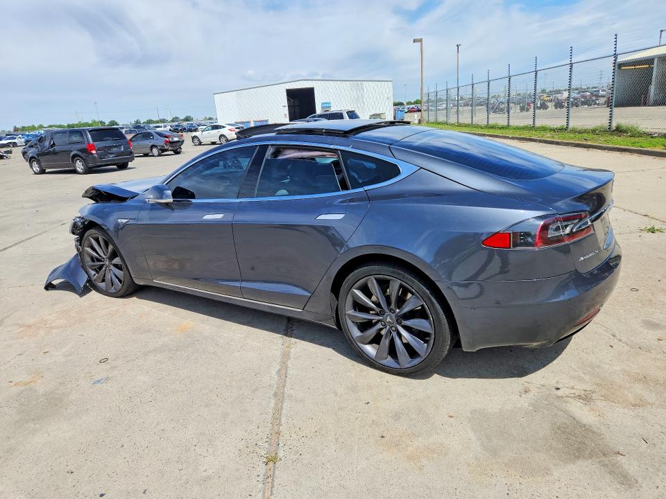 2016 Tesla Model s VIN 5YJSA1E12GF151575 COPART salvage auction — FRONT END, Ca - Salvage Certificate, sold $1,750 on 2026-07-27 (photo 2)