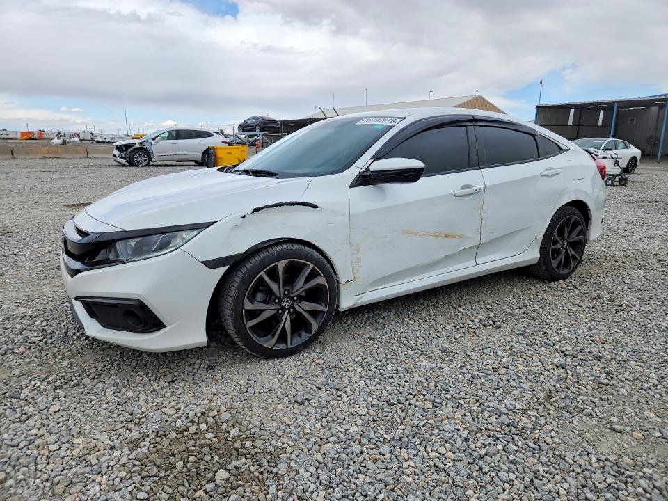 2020 Honda Civic VIN 2HGFC2F81LH582959 COPART salvage auction — SIDE, Id - Salvage Certificate Of Title, sold $5,500 on 2026-07-09 (photo 1)