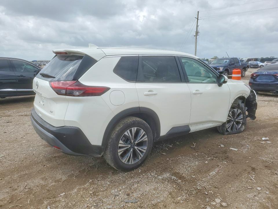 2023 Nissan Rogue VIN JN8BT3BA3PW418796 COPART salvage auction — FRONT END, Tx - Salvage Vehicle Title, sold $4,550 on 2026-07-06 (photo 3)