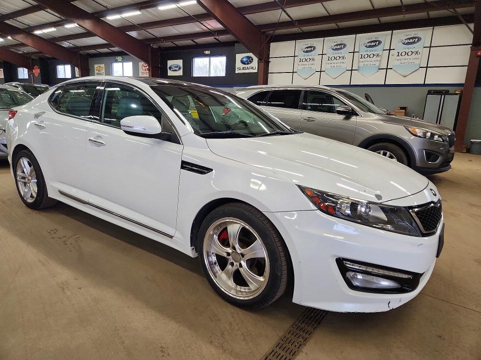2013 Kia Optima VIN 5XXGR4A69DG162406 COPART salvage auction — MINOR DENT/SCRATCHES, Ct - Certificate Of Title, sold $2,500 on 2026-07-18 (photo 4)