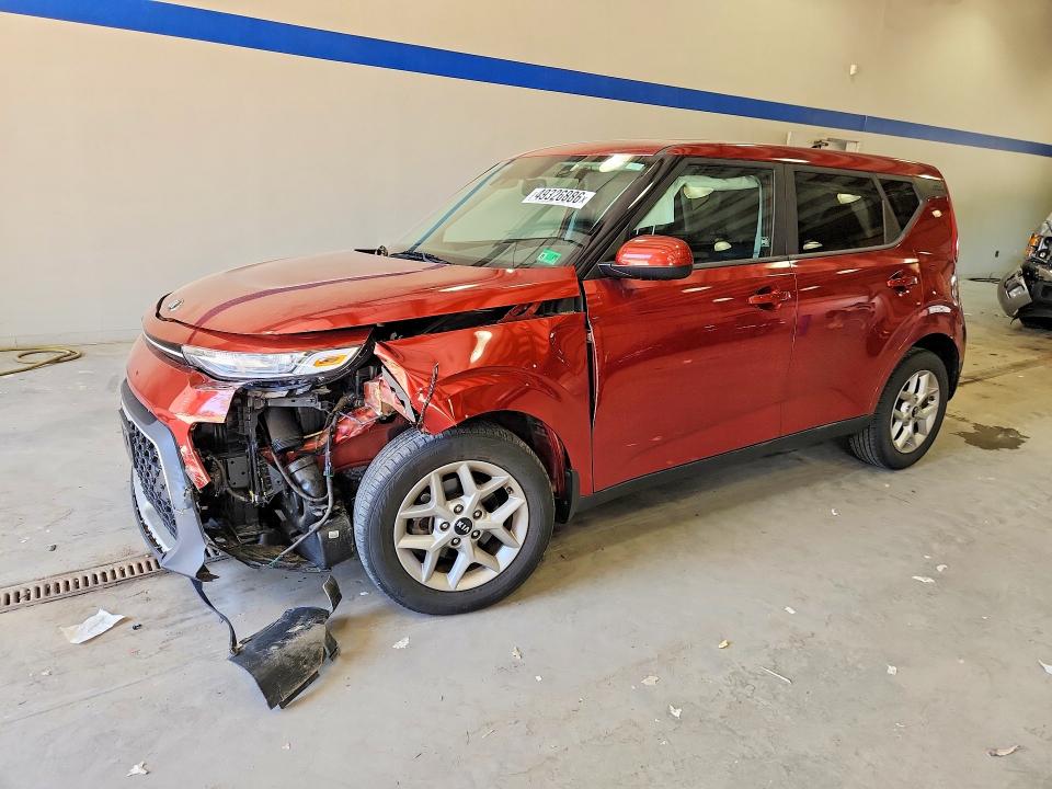 2020 Kia Soul VIN KNDJ23AU3L7122638 COPART salvage auction — FRONT END, Va - Cert Of Title - Salvage, sold $2,000 on 2026-07-24 (photo 1)
