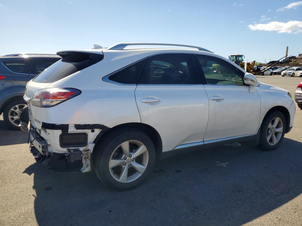 2014 Lexus Rx VIN JTJZK1BA7E2010112 COPART salvage auction — REAR END, Hi - Certificate Of Salvage, sold $150 on 2026-07-27 (photo 3)