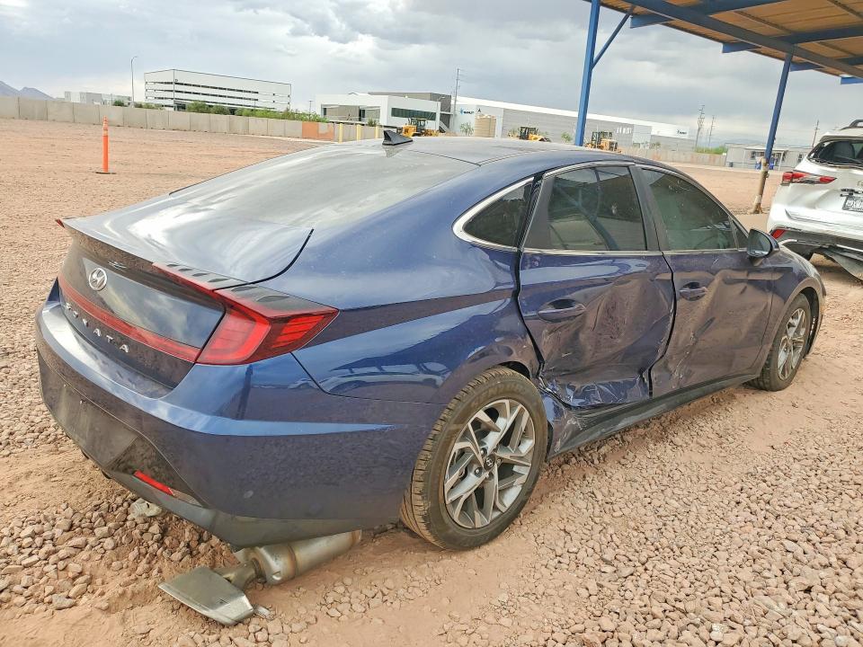 2020 Hyundai Sonata VIN 5NPEL4JA0LH036936 COPART salvage auction — SIDE, AZ - CERT OF TITLE - SALVAGE, sold $3,550 on 2026-07-02 (photo 3)