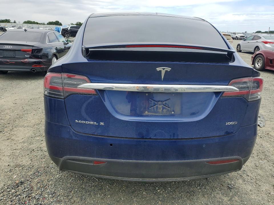 2019 Tesla Model x VIN 5YJXCDE28KF156296 COPART salvage auction — FRONT END, CA - SALVAGE CERTIFICATE, sold $4,150 on 2026-07-21 (photo 6)