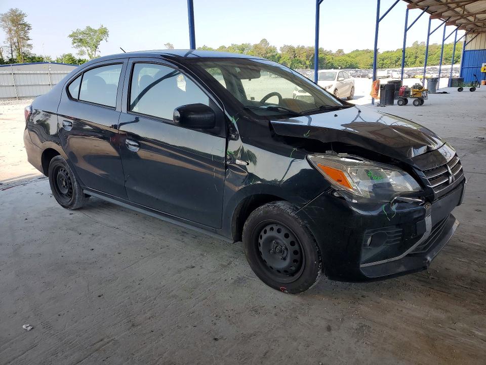 2022 Mitsubishi Mirage VIN ML32FUFJ4NHF06038 COPART salvage auction — FRONT END, Id - Salvage Certificate Of Title, sold $1,250 on 2026-07-02 (photo 4)