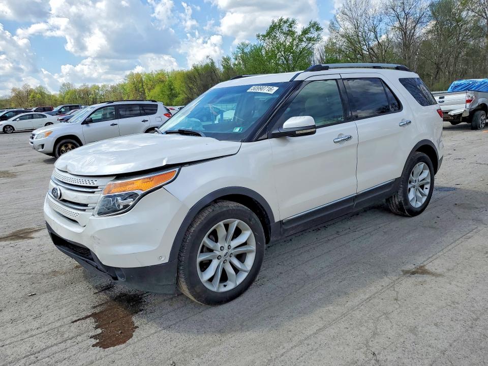 2013 Ford Explorer VIN 1FM5K8F84DGA22961 COPART salvage auction — FRONT END, Pa - Certificate Of Salvage, sold $1,500 on 2026-07-02 (photo 1)