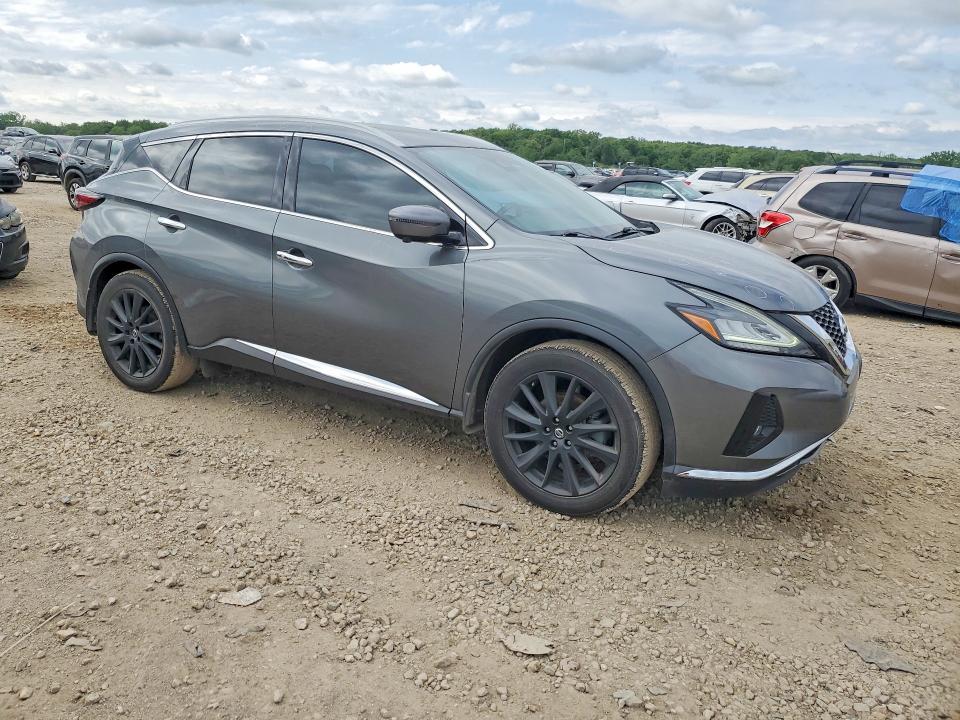 2020 Nissan VIN 5N1AZ2DSXLN144188 COPART salvage auction — HAIL, Ks - Cert Of Title-Salvage, sold $5,600 on 2026-07-02 (photo 4)