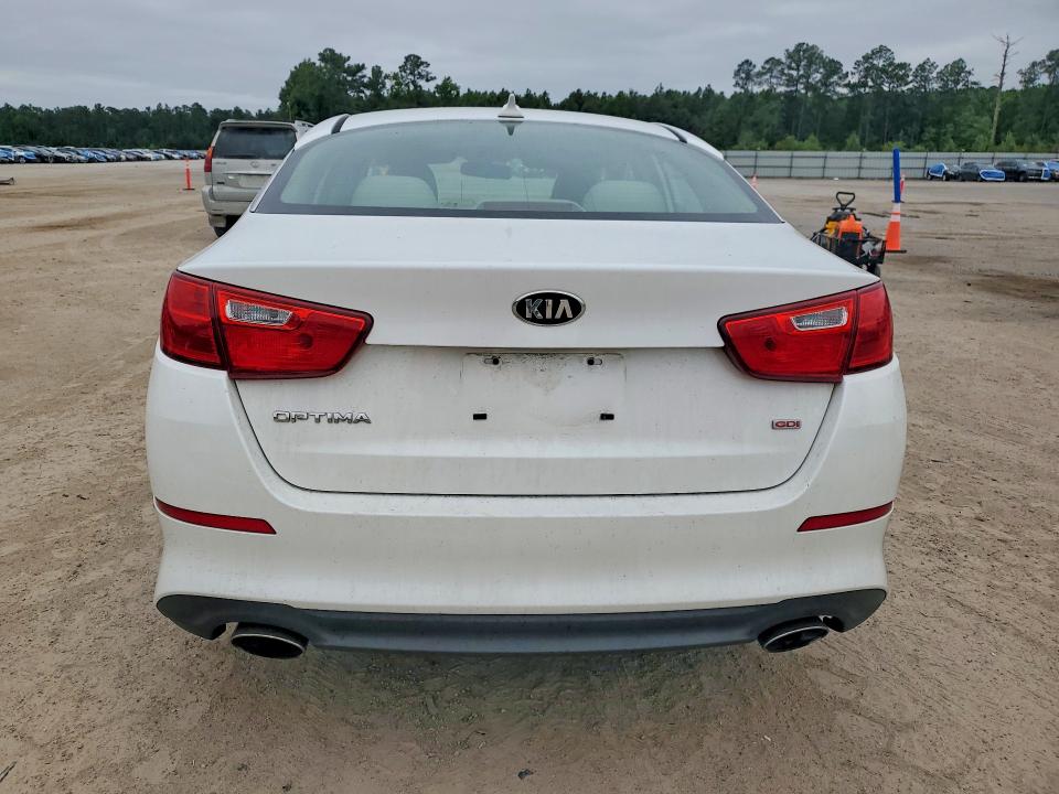 2015 Kia Optima VIN KNAGM4A76F5608104 COPART salvage auction — FRONT END, Sc - Cert Of Title-Salvage, sold $550 on 2026-07-27 (photo 6)