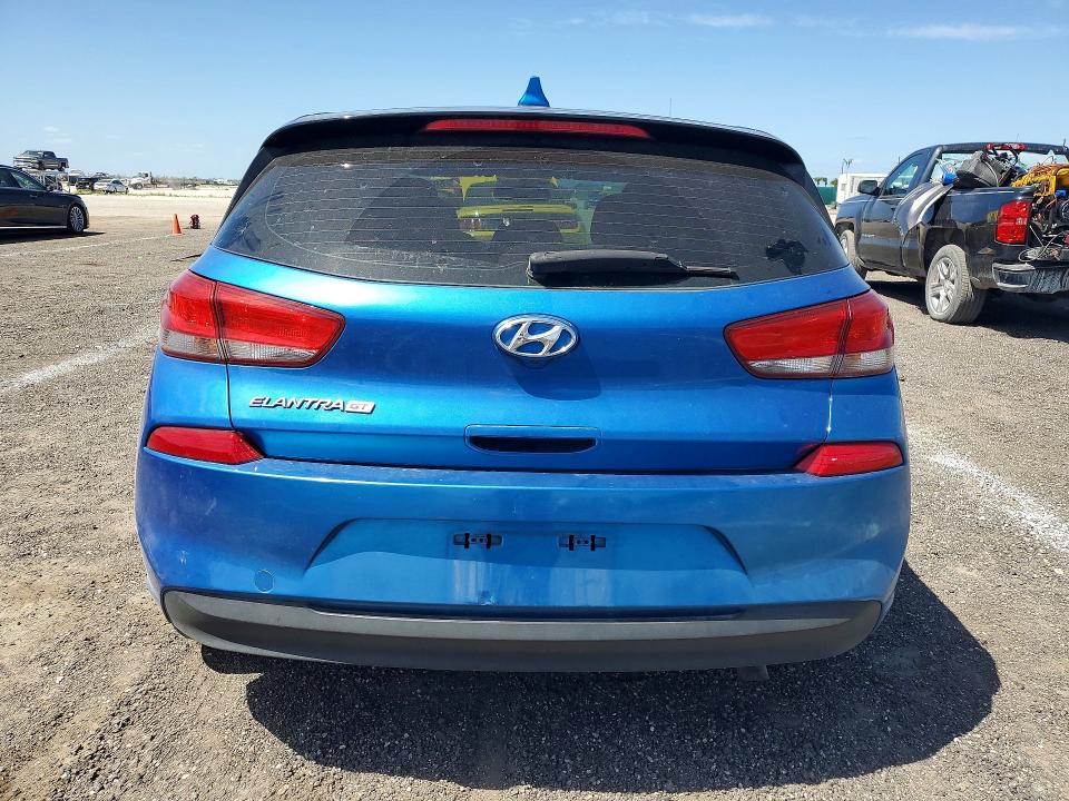 2018 Hyundai Elantra VIN KMHH35LE6JU014053 COPART salvage auction — REAR END, Salvage Title, sold $2,200 on 2026-07-20 (photo 6)