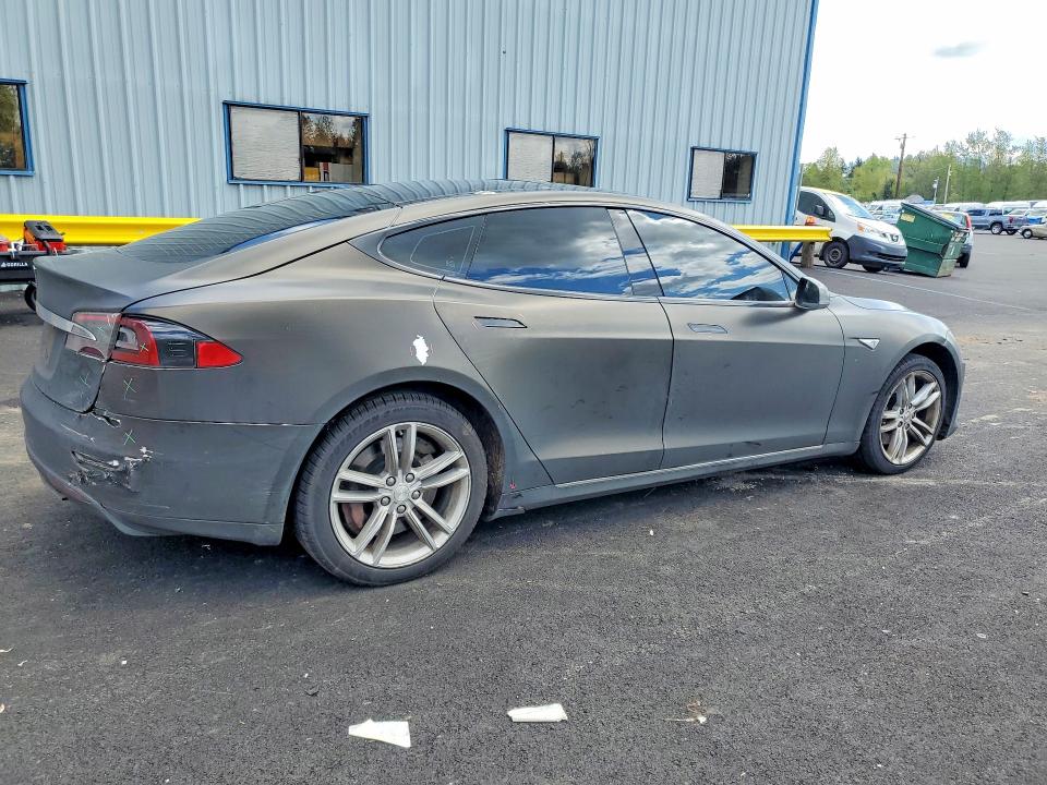 2014 Tesla Model s VIN 5YJSA1H17EFP46124 COPART salvage auction — SIDE, Or - Salvage Title Certificate, sold $2,200 on 2026-07-06 (photo 3)