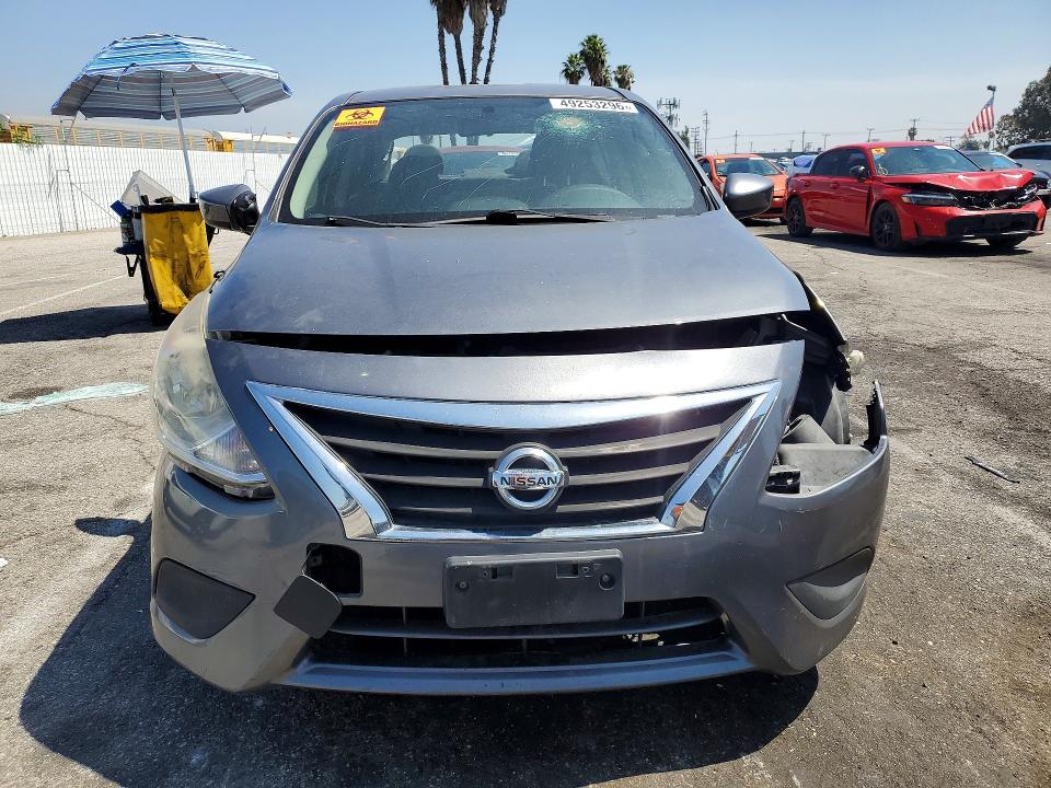 2018 Nissan Versa VIN 3N1CN7AP5JL800187 COPART salvage auction — FRONT END, Ca - Salvage Certificate, sold $375 on 2026-07-02 (photo 5)
