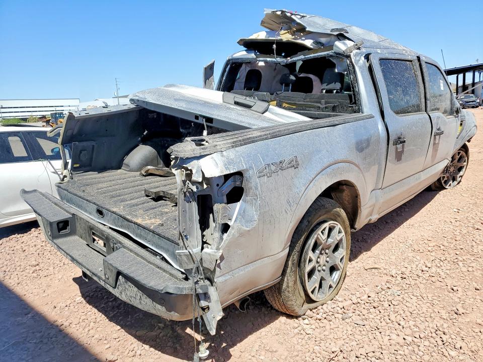 2025 Ford F-150 VIN 1FTEW2LP3SKD31784 COPART salvage auction — ROLLOVER, Id - Salvage Certificate Of Title, sold $2,400 on 2026-07-09 (photo 3)