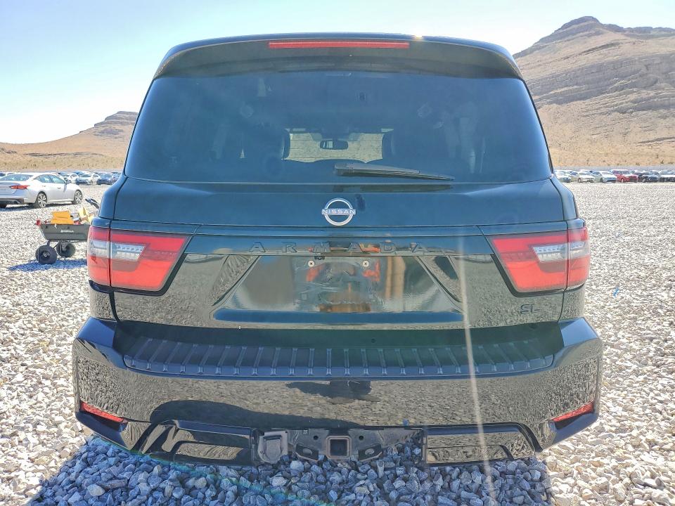 2021 Nissan Armada VIN JN8AY2BB1M9795377 COPART salvage auction — SIDE, Nv - Salvage Title, sold $10,400 on 2026-07-22 (photo 6)