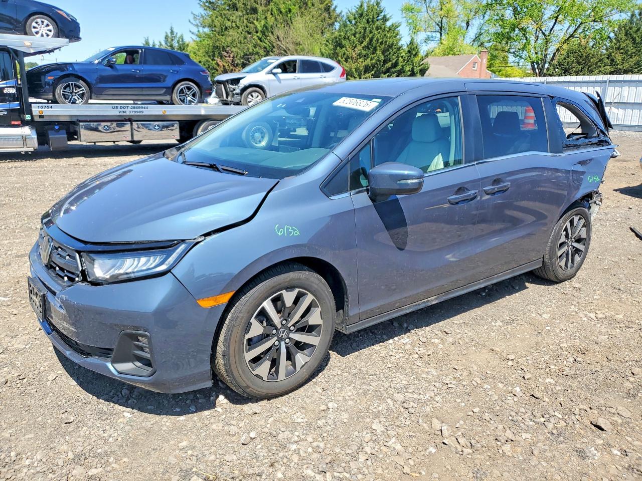 2025 Honda Odyssey VIN 5FNRL6H60SB004824 COPART salvage auction — Rear End, MD - CERT OF SALVAGE < 75% DAMAGE, sold $11,700 on 2026-06-08 (photo 1)