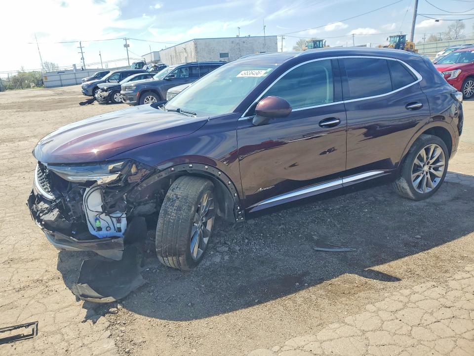 2021 Buick Envision VIN LRBFZSR47MD099656 COPART salvage auction — FRONT END, Il - Salvage Certificate, sold $6,000 on 2026-07-17 (photo 1)