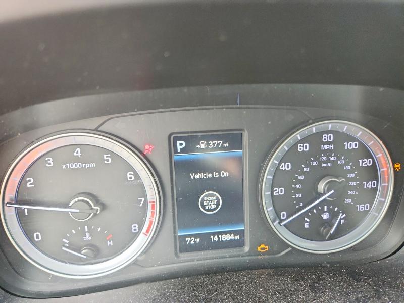 2018 Hyundai Sonata VIN 5NPE34AF8JH653333 COPART salvage auction — FRONT END, TN - SALVAGE CERTIFICATE, sold $825 on 2026-07-02 (photo 9)