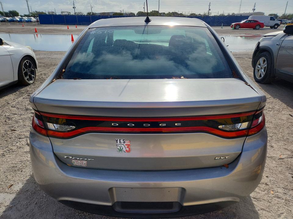2015 Dodge Dart VIN 1C3CDFBB6FD172977 COPART salvage auction — REAR END, Fl - Cert Of Title-Slvg Rebld Flood, sold $875 on 2026-07-29 (photo 6)