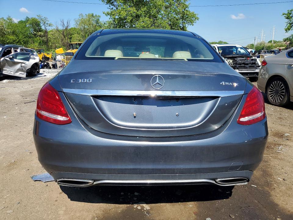 2015 Mercedes-benz C-klasse VIN 55SWF4KB8FU024831 COPART salvage auction — FRONT END, Wv - Certificate Of Title, sold $3,800 on 2026-07-09 (photo 6)