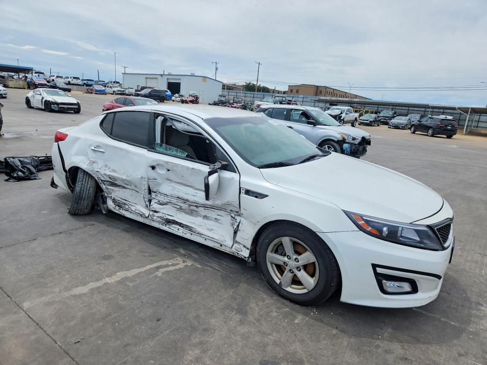 2015 Kia Optima VIN KNAGM4A78F5550495 COPART salvage auction — SIDE, Tx - Salvage Vehicle Title, sold $775 on 2026-07-02 (photo 4)