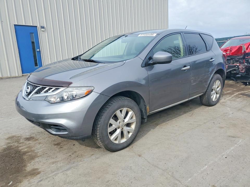2013 Nissan Murano VIN JN8AZ1MW9DW318513 COPART salvage auction — UNDERCARRIAGE, Salvage Title, sold $400 on 2026-07-15 (photo 1)