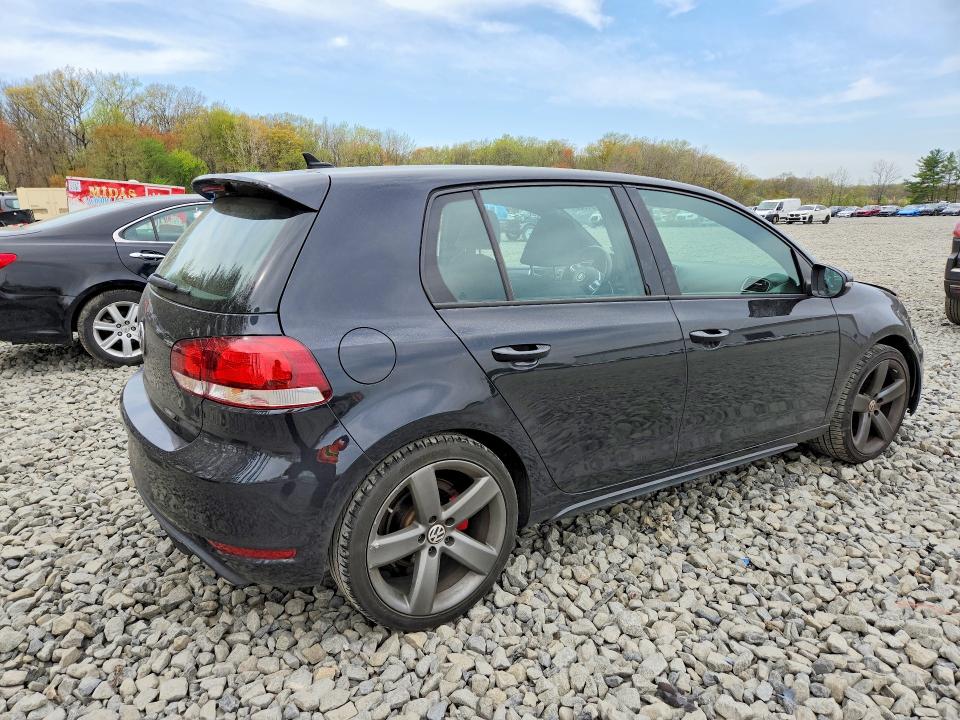 2014 Volkswagen Gti VIN WVWGD7AJ3EW007404 COPART salvage auction — FRONT END, Nj - Cert Of Title-Salvage, sold $1,100 on 2026-07-29 (photo 3)