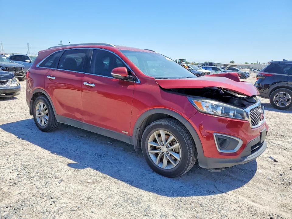 2016 Kia Sorento VIN 5XYPGDA35GG169235 COPART salvage auction — FRONT END, Tx - Salvage Vehicle Title, sold $1,050 on 2026-07-17 (photo 4)