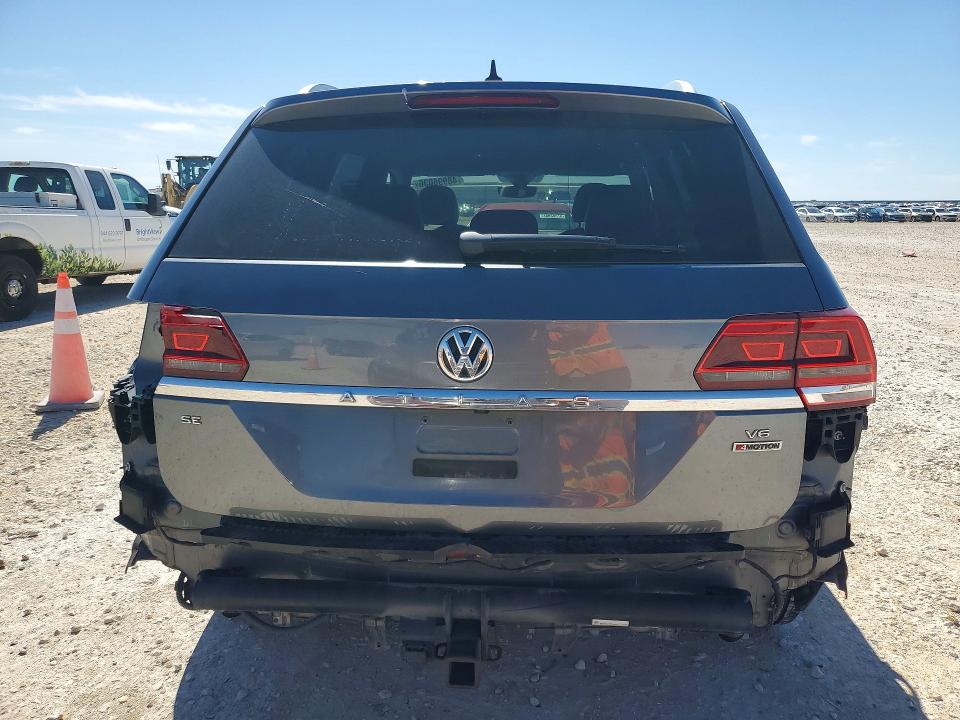 2019 Volkswagen Atlas VIN 1V2UR2CA1KC578082 COPART salvage auction — REAR END, Tx - Certificate Of Title, sold $5,100 on 2026-07-09 (photo 6)