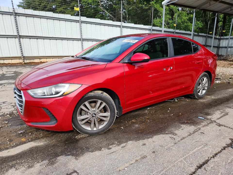 2017 Hyundai Elantra VIN KMHD84LF8HU171418 COPART salvage auction — FRONT END, Salvage Title, sold $1,850 on 2026-07-17 (photo 1)