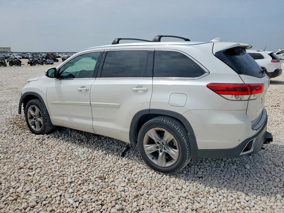 2019 Toyota Highlander VIN 5TDDZRFH2KS950689 COPART salvage auction — FRONT END, Tx - Salvage Vehicle Title, sold $2,100 on 2026-07-30 (photo 2)