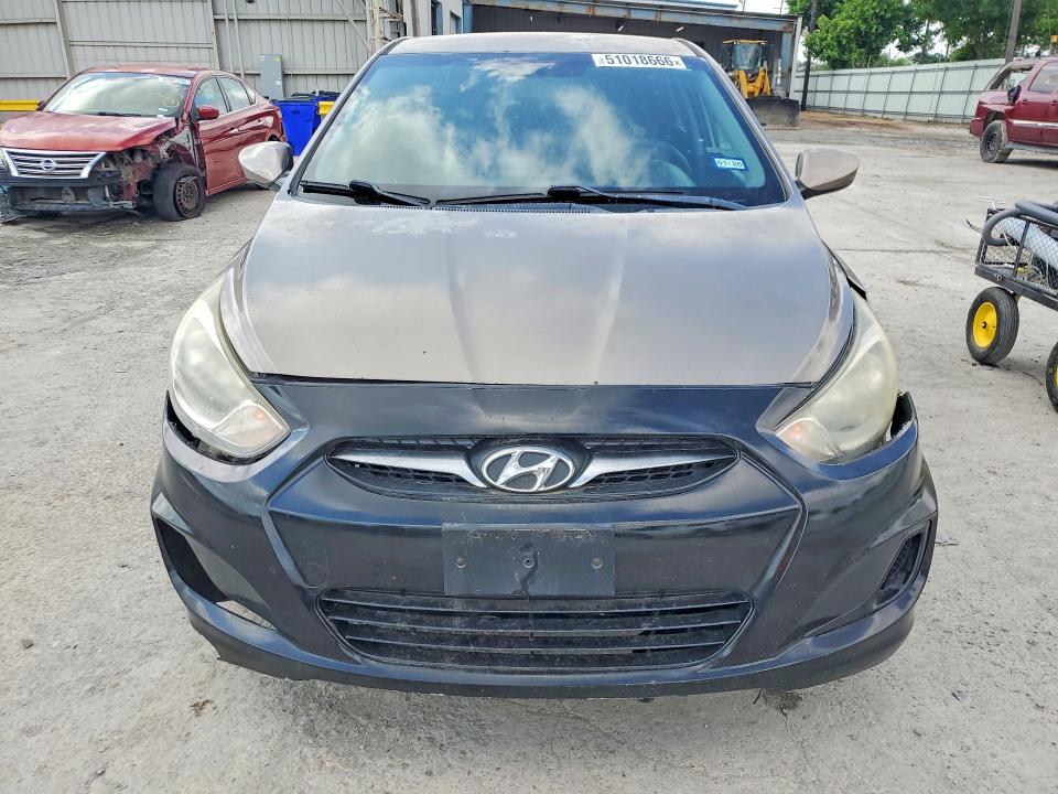 2013 Hyundai Accent VIN KMHCT5AE3DU138721 COPART salvage auction — FRONT END, TX - CERTIFICATE OF TITLE, sold $850 on 2026-07-28 (photo 5)