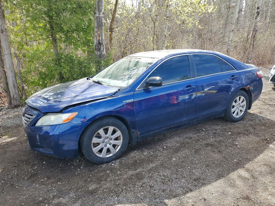 2007 Toyota Camry hybrid VIN JTNBB46K873001243 COPART salvage auction — SIDE, ON - PERMIT NO BRAND - UNFIT, sold $825 on 2026-07-16 (photo 1)