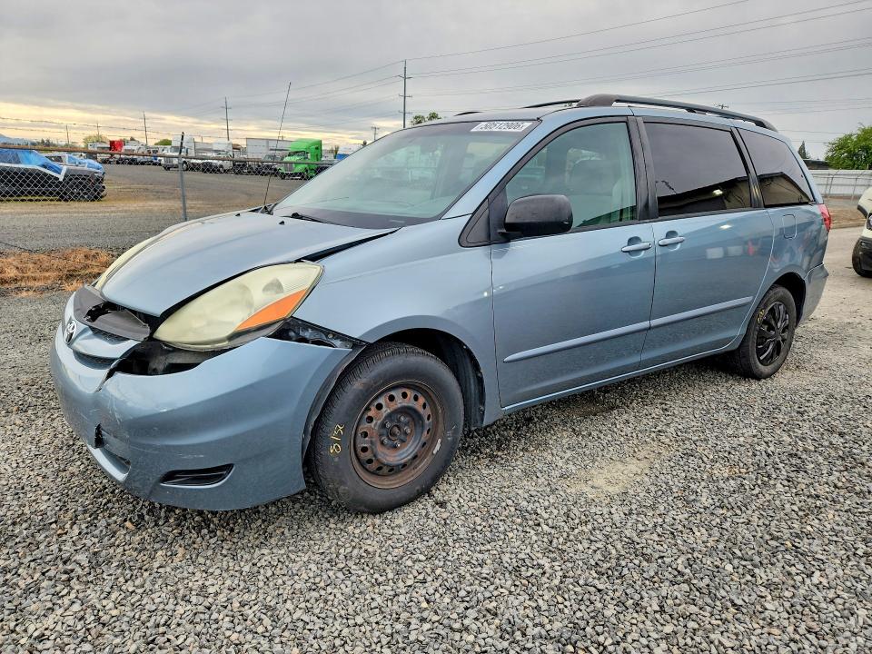 2006 Toyota Sienna VIN 5TDZA23C86S390647 COPART salvage auction — FRONT END, OR - SALVAGE TITLE CERTIFICATE, sold $200 on 2026-07-21 (photo 1)