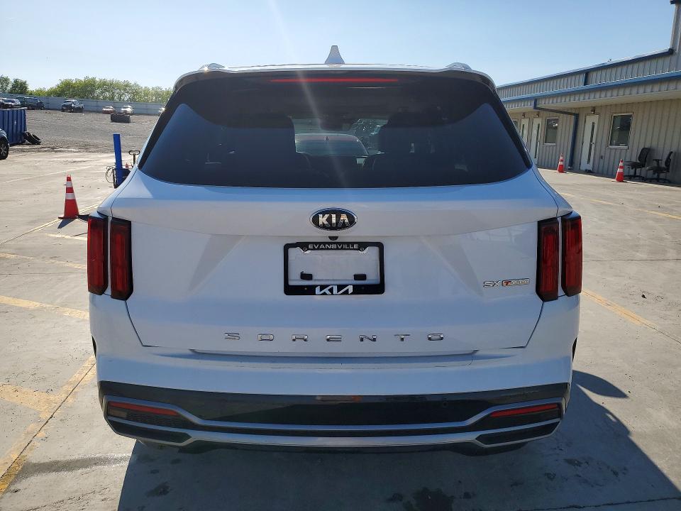 2021 Kia Sorento VIN 5XYRK4LF1MG032867 COPART salvage auction — WATER/FLOOD, Ky - Cert Of Title-Salvage Water, sold $5,700 on 2026-07-02 (photo 6)