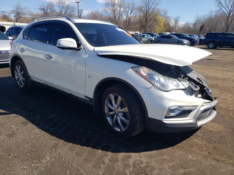 2017 Infiniti Qx50 VIN JN1BJ0RP5HM381969 COPART salvage auction — FRONT END, CT, sold $450 on 2026-07-28 (photo 4)