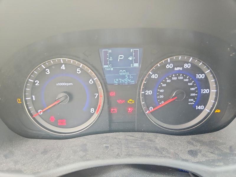 2016 Hyundai Accent VIN KMHCT4AE1GU081014 COPART salvage auction — REAR END, Ks - Cert Of Title-Salvage, sold $550 on 2026-07-20 (photo 9)