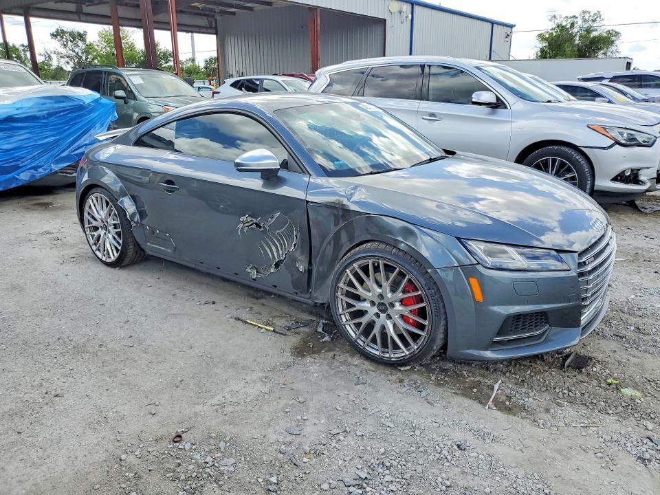 2016 Audi Tts VIN TRUC1AFV1G1031254 COPART salvage auction — SIDE, Salvage Title, sold $11,400 on 2026-08-14 (photo 4)