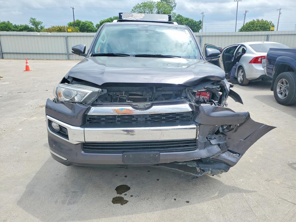 2014 Toyota 4runner VIN JTEBU5JR7E5165007 COPART salvage auction — FRONT END, Tx - Salvage Vehicle Title, sold $10,500 on 2026-07-16 (photo 5)