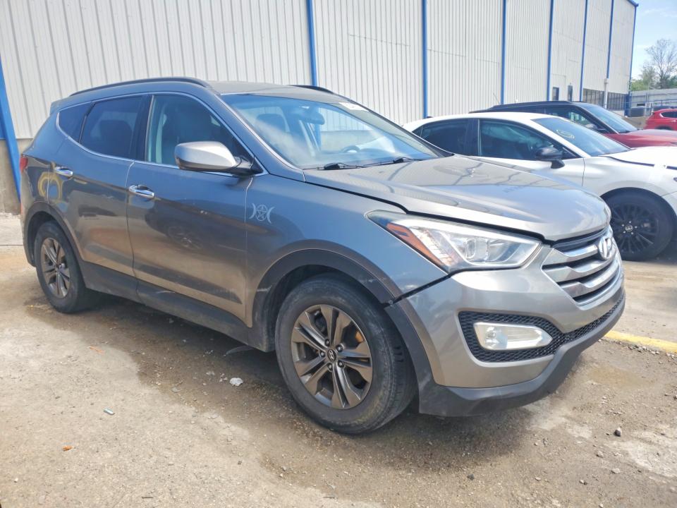 2014 Hyundai Santa fe VIN 5XYZU3LB0EG125558 COPART salvage auction — FRONT END, Ky - Bill Of Sale/Part Only/No Titl, sold $1,500 on 2026-07-22 (photo 4)