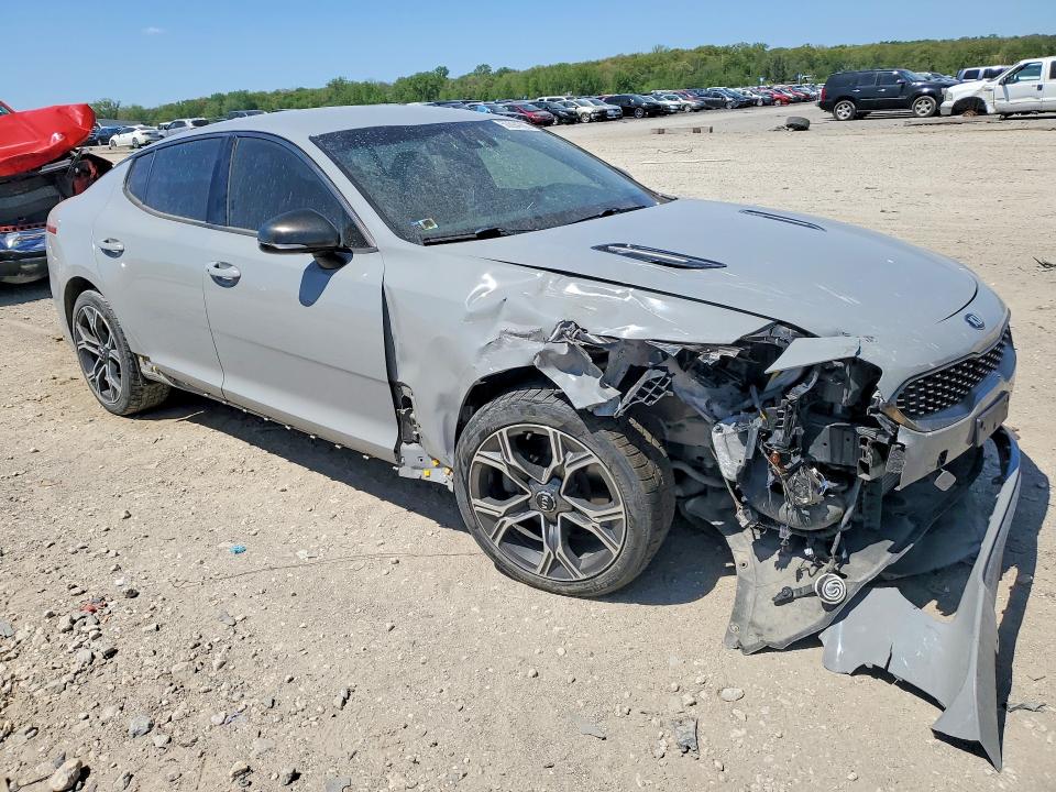 2021 Kia Stinger VIN KNAE15LA6M6094986 COPART salvage auction — FRONT END, Mo - Salvage Certificate Of Title, sold $3,100 on 2026-07-21 (photo 4)