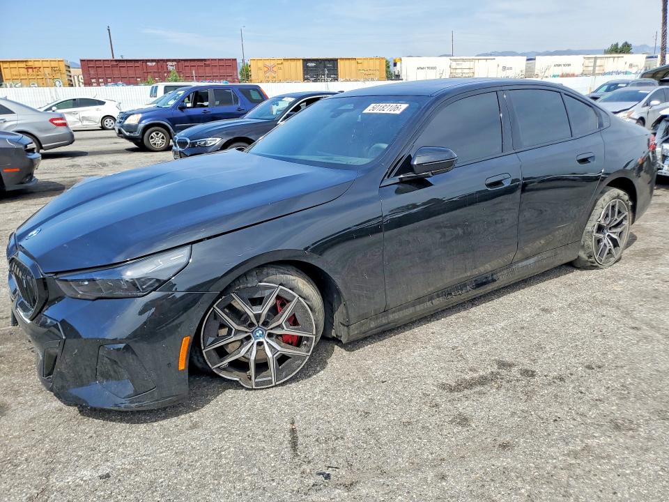 2025 BMW I5 VIN WBY33FK02SCT72881 COPART salvage auction — FRONT END, Ca - Salvage Certificate, sold $23,900 on 2026-07-02 (photo 1)